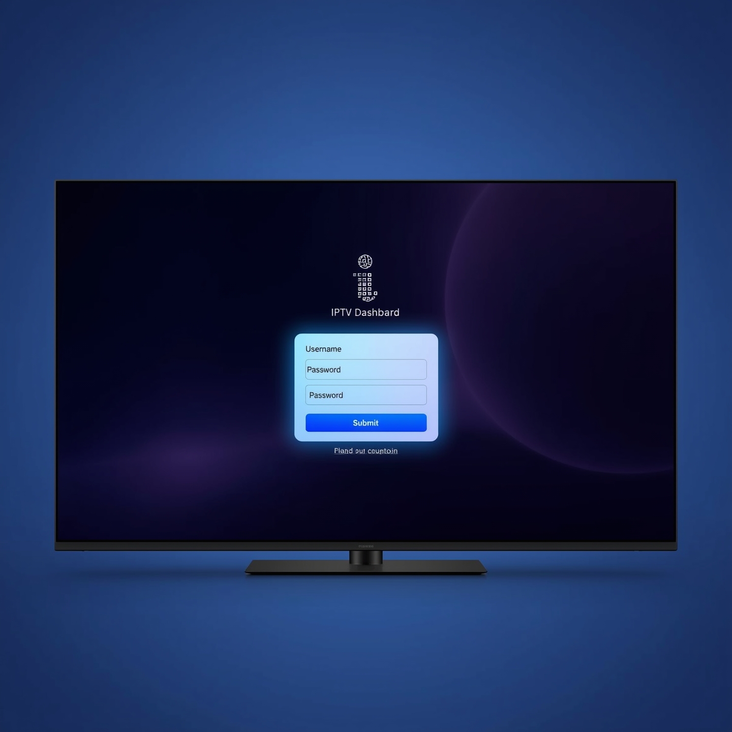 IPTV Dashboard Login