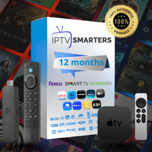 Smarters pro IPTV Subscription 12 Months Premium Annual Plan